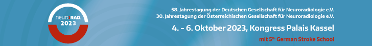 Banner 58. Jahrestagung der Deutschen Gesellschaft für Neuroradiologie e.V. gemeinsam mit der 30. Jahrestagung der Österreichischen Gesellschaft für Neuroradiologie e.V.